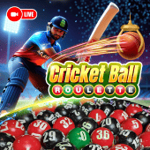 Cricket Ball Roulette on bingo game live