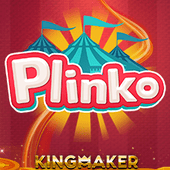 Plinko ball drop on bingo game